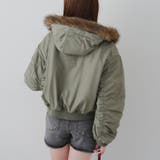 【MARCHES】フェイクファー付 MA-1 | NICE CLAUP / OLIVE des OLIVE OUTLET | 詳細画像18