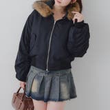 【MARCHES】フェイクファー付 MA-1 | NICE CLAUP / OLIVE des OLIVE OUTLET | 詳細画像25