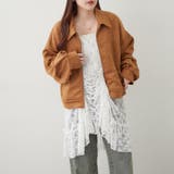 ダブルジップブルゾン | NICE CLAUP / OLIVE des OLIVE　OUTLET | 詳細画像2 