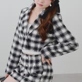 柄1 | 【セットアップ対応】ツイードショートジャケット | RMAF NICE CLAUP / OLIVE des OLIVE