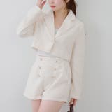 アイボリー | 【セットアップ対応】ツイードショートジャケット | RMAF NICE CLAUP / OLIVE des OLIVE