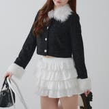 ブラック | 【Holiday collection】ツイードジャケット | NICE CLAUP / OLIVE des OLIVE　OUTLET