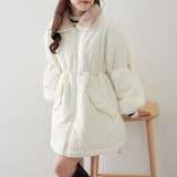 衿ファードロスト中綿ジャケット | NICE CLAUP / OLIVE des OLIVE　OUTLET | 詳細画像4 