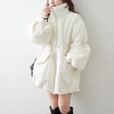 衿ファードロスト中綿ジャケット | NICE CLAUP / OLIVE des OLIVE　OUTLET | 詳細画像6 