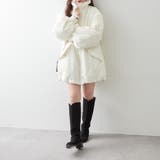 衿ファードロスト中綿ジャケット | NICE CLAUP / OLIVE des OLIVE　OUTLET | 詳細画像8 