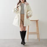 衿ファードロスト中綿ジャケット | NICE CLAUP / OLIVE des OLIVE　OUTLET | 詳細画像17 