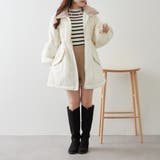 衿ファードロスト中綿ジャケット | NICE CLAUP / OLIVE des OLIVE　OUTLET | 詳細画像18 