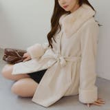 フェイクファー付コート | NICE CLAUP / OLIVE des OLIVE OUTLET | 詳細画像2