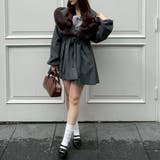 ファー付ビッグフードコート | RMAF NICE CLAUP / OLIVE des OLIVE | 詳細画像11