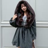 ファー付ビッグフードコート | RMAF NICE CLAUP / OLIVE des OLIVE | 詳細画像12