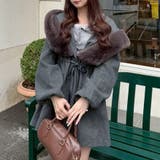 ファー付ビッグフードコート | RMAF NICE CLAUP / OLIVE des OLIVE | 詳細画像14