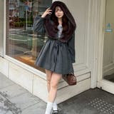 ファー付ビッグフードコート | RMAF NICE CLAUP / OLIVE des OLIVE | 詳細画像3