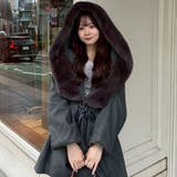 ファー付ビッグフードコート | RMAF NICE CLAUP / OLIVE des OLIVE | 詳細画像4