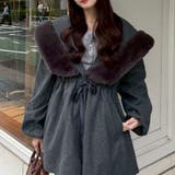 ファー付ビッグフードコート | RMAF NICE CLAUP / OLIVE des OLIVE | 詳細画像5