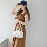 ギャザーフリルシャーリングワンピース | RMAF NICE CLAUP / OLIVE des OLIVE | 詳細画像23