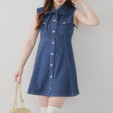 ノースリーブデニムワンピース | NICE CLAUP / OLIVE des OLIVE OUTLET | 詳細画像1