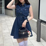 ノースリーブデニムワンピース | NICE CLAUP / OLIVE des OLIVE　OUTLET | 詳細画像1 