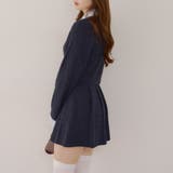 ケーブルカーデ&ミニスカートセット | NICE CLAUP / OLIVE des OLIVE　OUTLET | 詳細画像4 