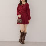 ケーブルカーデ&ミニスカートセット | NICE CLAUP / OLIVE des OLIVE　OUTLET | 詳細画像23 