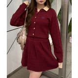 ケーブルカーデ&ミニスカートセット | NICE CLAUP / OLIVE des OLIVE　OUTLET | 詳細画像49 