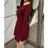 ケーブルカーデ&ミニスカートセット | NICE CLAUP / OLIVE des OLIVE　OUTLET | 詳細画像53 