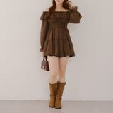 【@_chipi2xセレクト】オフショルにもなる、楊柳ワンピース | RMAF NICE CLAUP / OLIVE des OLIVE | 詳細画像7