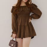 【@_chipi2xセレクト】オフショルにもなる、楊柳ワンピース | RMAF NICE CLAUP / OLIVE des OLIVE | 詳細画像2