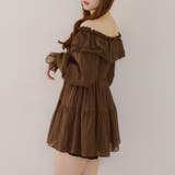 【@_chipi2xセレクト】オフショルにもなる、楊柳ワンピース | RMAF NICE CLAUP / OLIVE des OLIVE | 詳細画像3