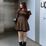 【@_chipi2xセレクト】オフショルにもなる、楊柳ワンピース | RMAF NICE CLAUP / OLIVE des OLIVE | 詳細画像14