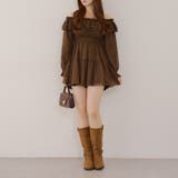 【@_chipi2xセレクト】オフショルにもなる、楊柳ワンピース | RMAF NICE CLAUP / OLIVE des OLIVE | 詳細画像4