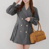 テーラードプリーツミニワンピース | NICE CLAUP / OLIVE des OLIVE　OUTLET | 詳細画像14 