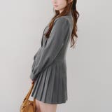 テーラードプリーツミニワンピース | NICE CLAUP / OLIVE des OLIVE　OUTLET | 詳細画像15 