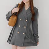 テーラードプリーツミニワンピース | NICE CLAUP / OLIVE des OLIVE　OUTLET | 詳細画像17 