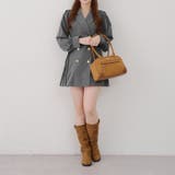 テーラードプリーツミニワンピース | NICE CLAUP / OLIVE des OLIVE　OUTLET | 詳細画像20 