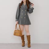 テーラードプリーツミニワンピース | NICE CLAUP / OLIVE des OLIVE　OUTLET | 詳細画像21 