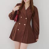 テーラードプリーツミニワンピース | NICE CLAUP / OLIVE des OLIVE　OUTLET | 詳細画像29 