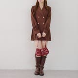 テーラードプリーツミニワンピース | NICE CLAUP / OLIVE des OLIVE　OUTLET | 詳細画像32 