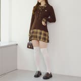 裾プリーツドッキングミニワンピース | NICE CLAUP / OLIVE des OLIVE　OUTLET | 詳細画像36 