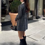 【ツイードコレクション】ツイード配色衿ミニワンピース | RMAF　NICE CLAUP / OLIVE des OLIVE | 詳細画像8 