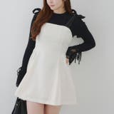 ホワイト系 | 【ツイードコレクション】肩リボンミニジャンスカ | RMAF NICE CLAUP / OLIVE des OLIVE