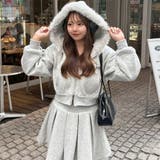 【セットアップ】ファーパーカー×ミニスカート | RMAF NICE CLAUP / OLIVE des OLIVE | 詳細画像14