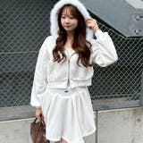 【セットアップ】ファーパーカー×ミニスカート | RMAF NICE CLAUP / OLIVE des OLIVE | 詳細画像3
