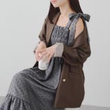 肩リボンシャーリングワンピース | RMAF NICE CLAUP / OLIVE des OLIVE | 詳細画像14