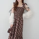 肩リボンシャーリングワンピース | RMAF NICE CLAUP / OLIVE des OLIVE | 詳細画像2