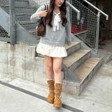 【リボンコレクション】裾バルーンミニワンピース | RMAF NICE CLAUP / OLIVE des OLIVE | 詳細画像9