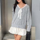 【リボンコレクション】裾バルーンミニワンピース | RMAF NICE CLAUP / OLIVE des OLIVE | 詳細画像18