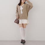 【リボンコレクション】裾バルーンミニワンピース | RMAF NICE CLAUP / OLIVE des OLIVE | 詳細画像35