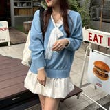 サックス | 【リボンコレクション】裾バルーンミニワンピース | RMAF NICE CLAUP / OLIVE des OLIVE