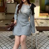 グレー | 【リボンコレクション】マルチウェイニットワンピース | RMAF　NICE CLAUP / OLIVE des OLIVE