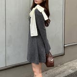 チャコール | 【リボンコレクション】マルチウェイニットワンピース | RMAF　NICE CLAUP / OLIVE des OLIVE